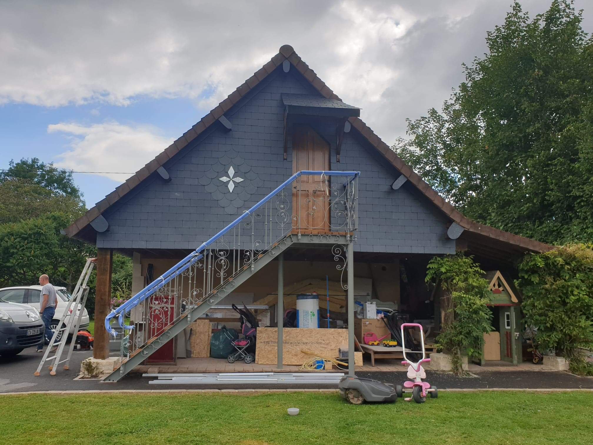 Pose toiture neuve Calvados — Blondel Couverture
